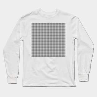 Retro Small Black Polka Dots on White Geometric Pattern Long Sleeve T-Shirt